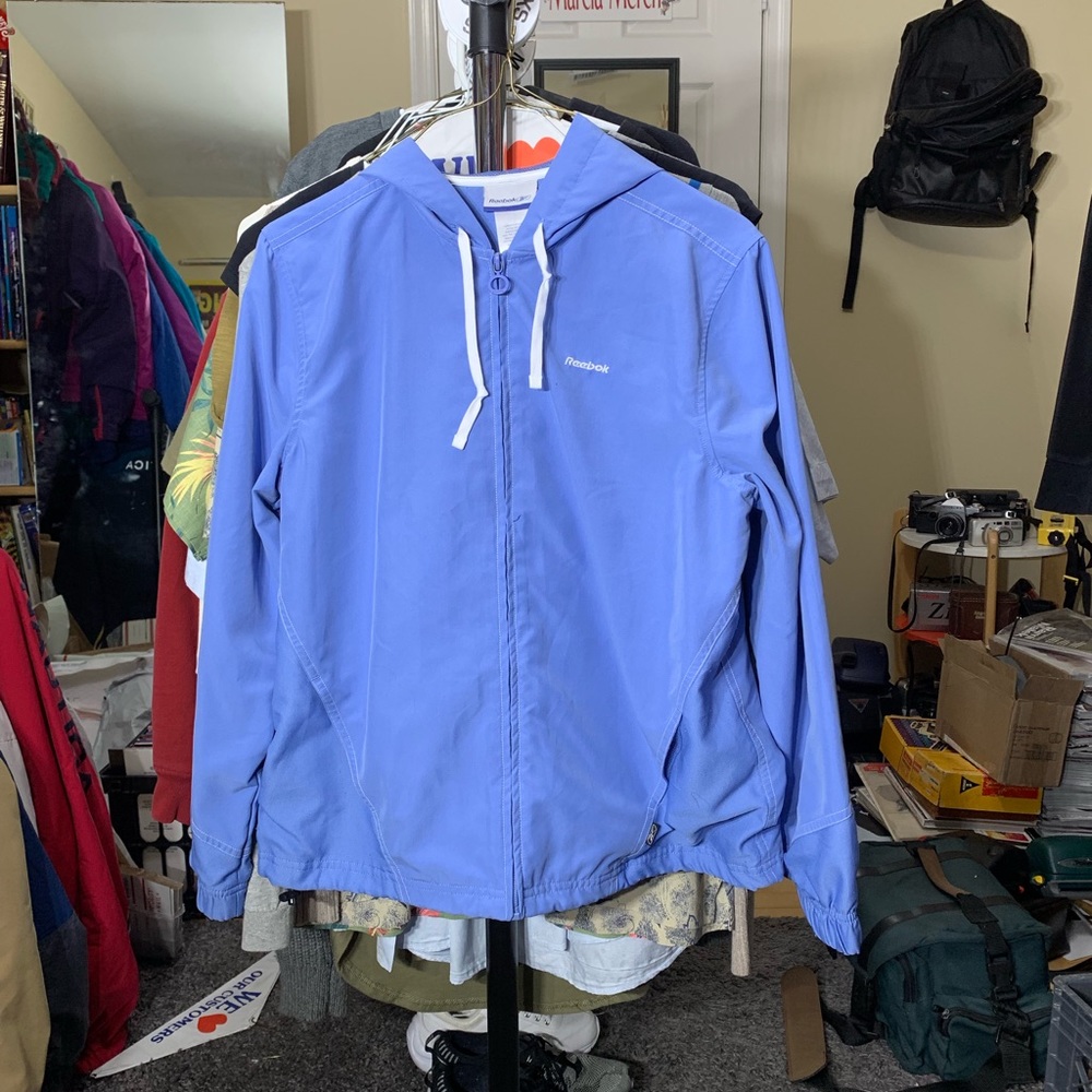 Lavender Reebok athletic light jacket